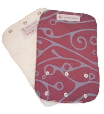 Teething Pads "Seaweed Bordeaux"