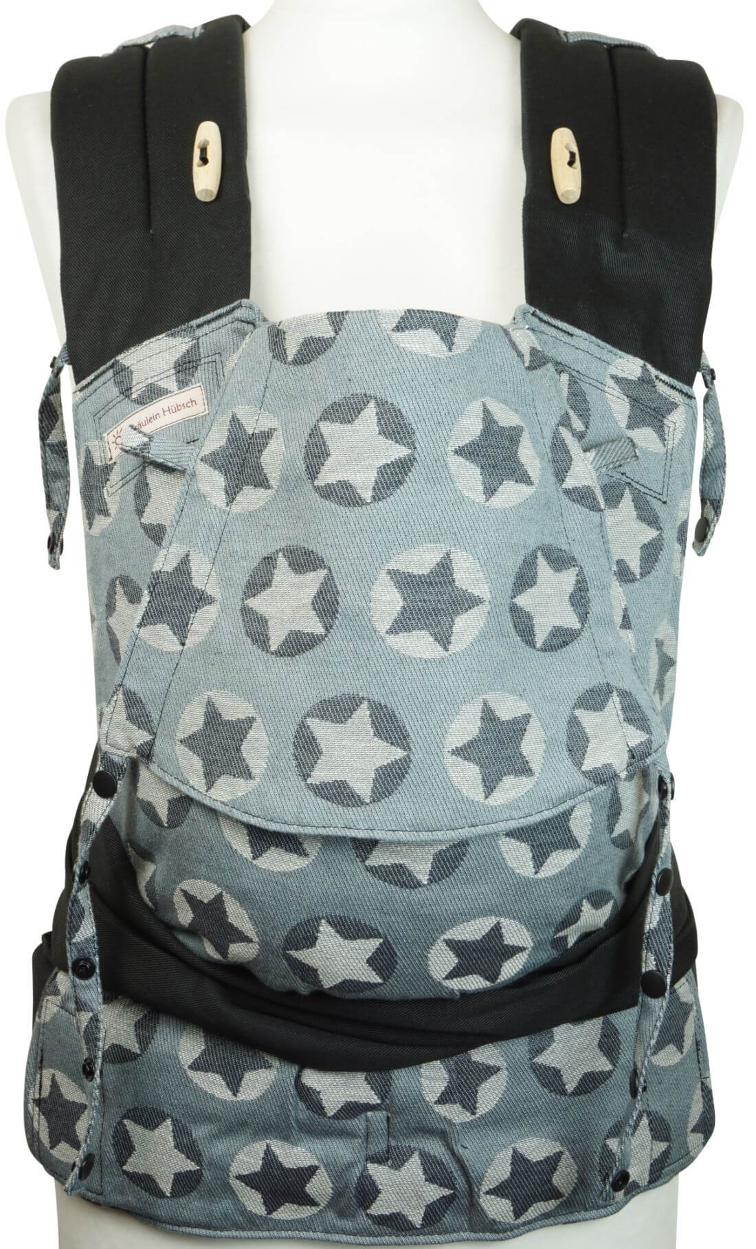 Mei Tai Babysize Stars all Over Weiß Frontal