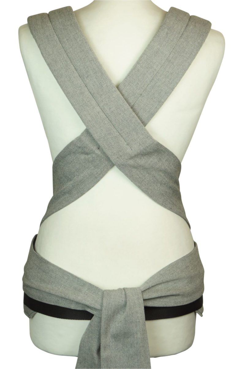 Shoulder Straps Soft Tai Silver Backview Silver Shoulderstraps from Babycarrier Fräulein Hübsch Soft Tai