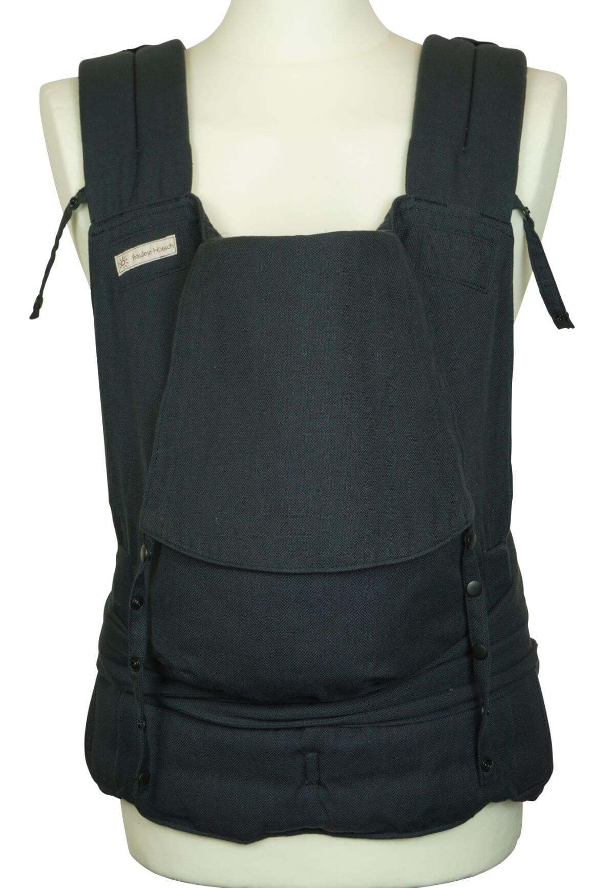 Babytrage Fräulein Hübsch Soft Tai Toddlersize Schwarz