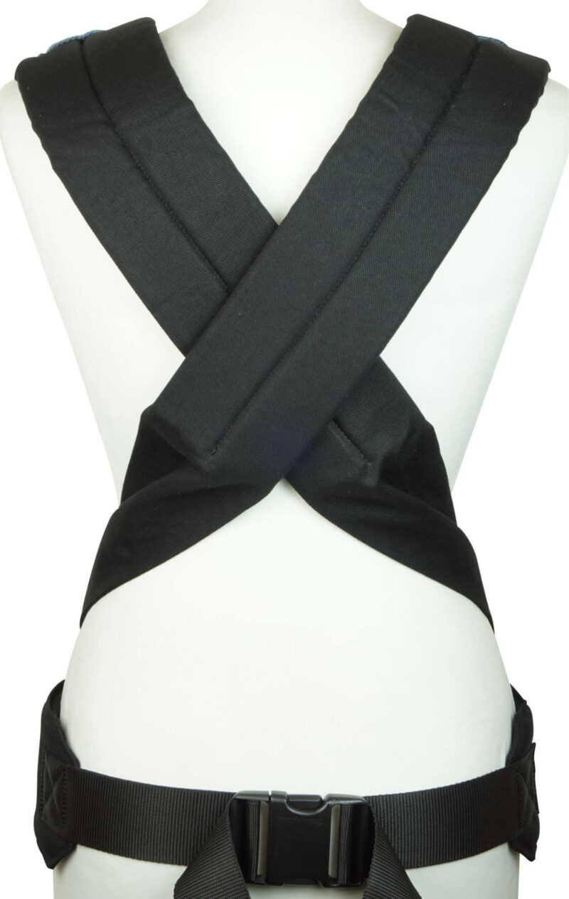 Shoulder Straps Mei Tai Black Backview Black shoulder straps from Babycarrier Fräulein Hübsch Mei Tai
