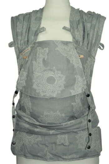 Babycarrier WrapCon Babysize "Floral Silver"