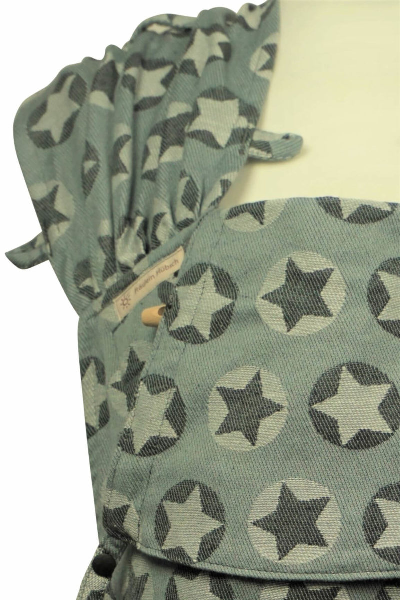 Babytrage WrapCon Babysize Stars all over Weiß