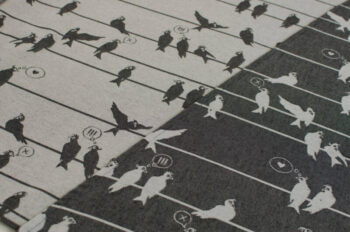 Sling Size 4 "Birds on an wire Anthracite"
