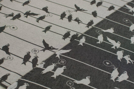Sling Size 4 "Birds on an wire Anthracite"