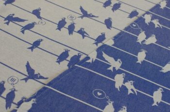 Sling Size 6 "Birds on an wire Marine"