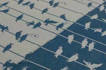 Sling Size 4 "Birds on an wire Petrol"