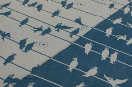 Sling Size 4 "Birds on an wire Petrol"