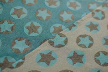 Sling Size 4 "Stars all over Turquoise"