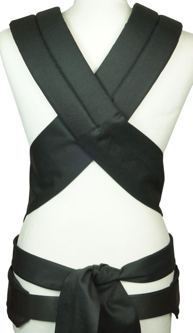 Soft Tai Shoulder Straps in Black Backview Shoulderstraps black
