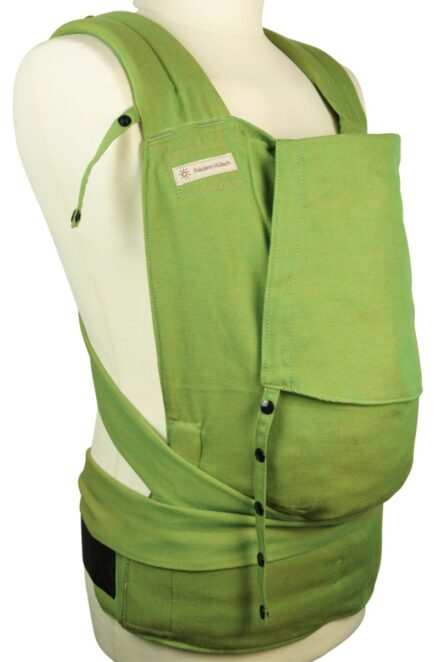 Babytrage Fräulein Hübsch Soft Tai Babysize in Grüngelb