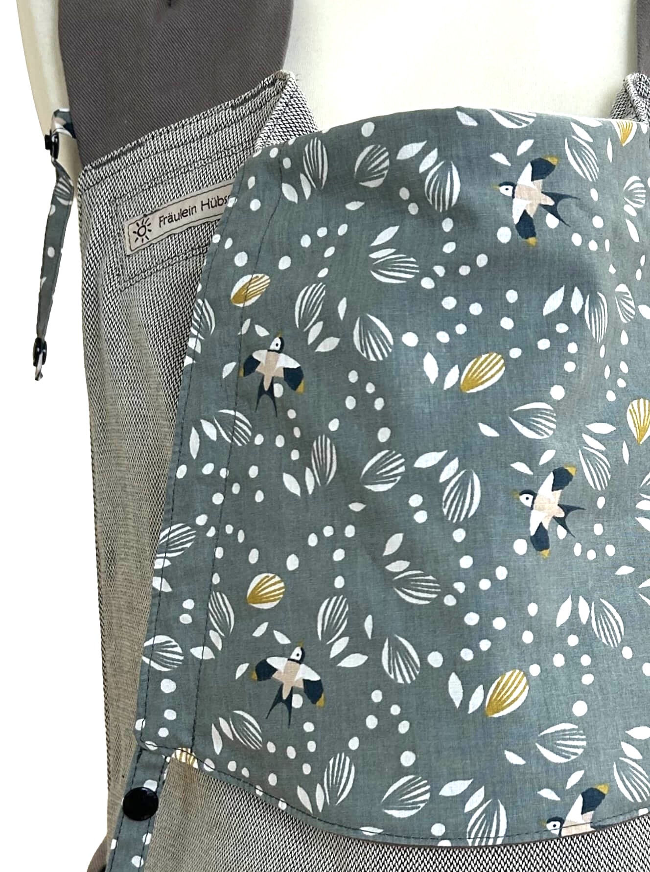 Mei Tai Toddlersize Schwalben Detail