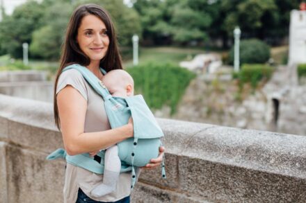 Fräulein Hübsch Babytrage aus Bio-Baumwolle